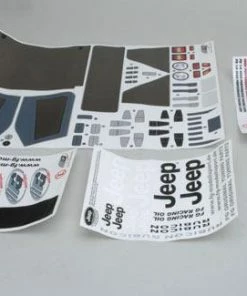 FG Modellsport Stickers For Jeep 4WD, Set