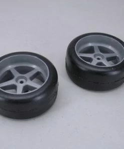 FG Modellsport Slick Tyres M1/63mm 1:6 Glued(Pk2)